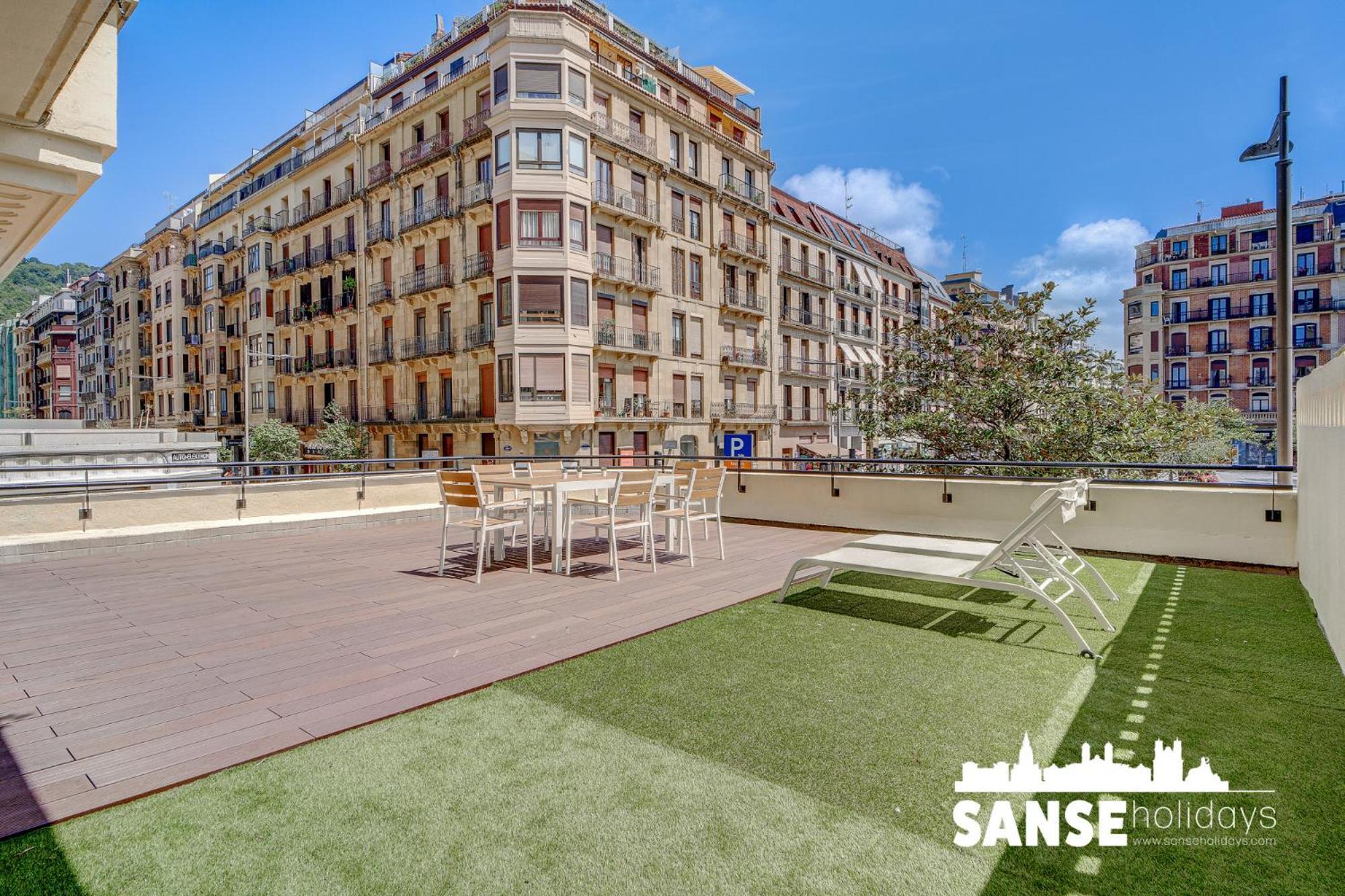 Apartamentos Gran Via By Sanse Holidays San Sebastian Buitenkant foto