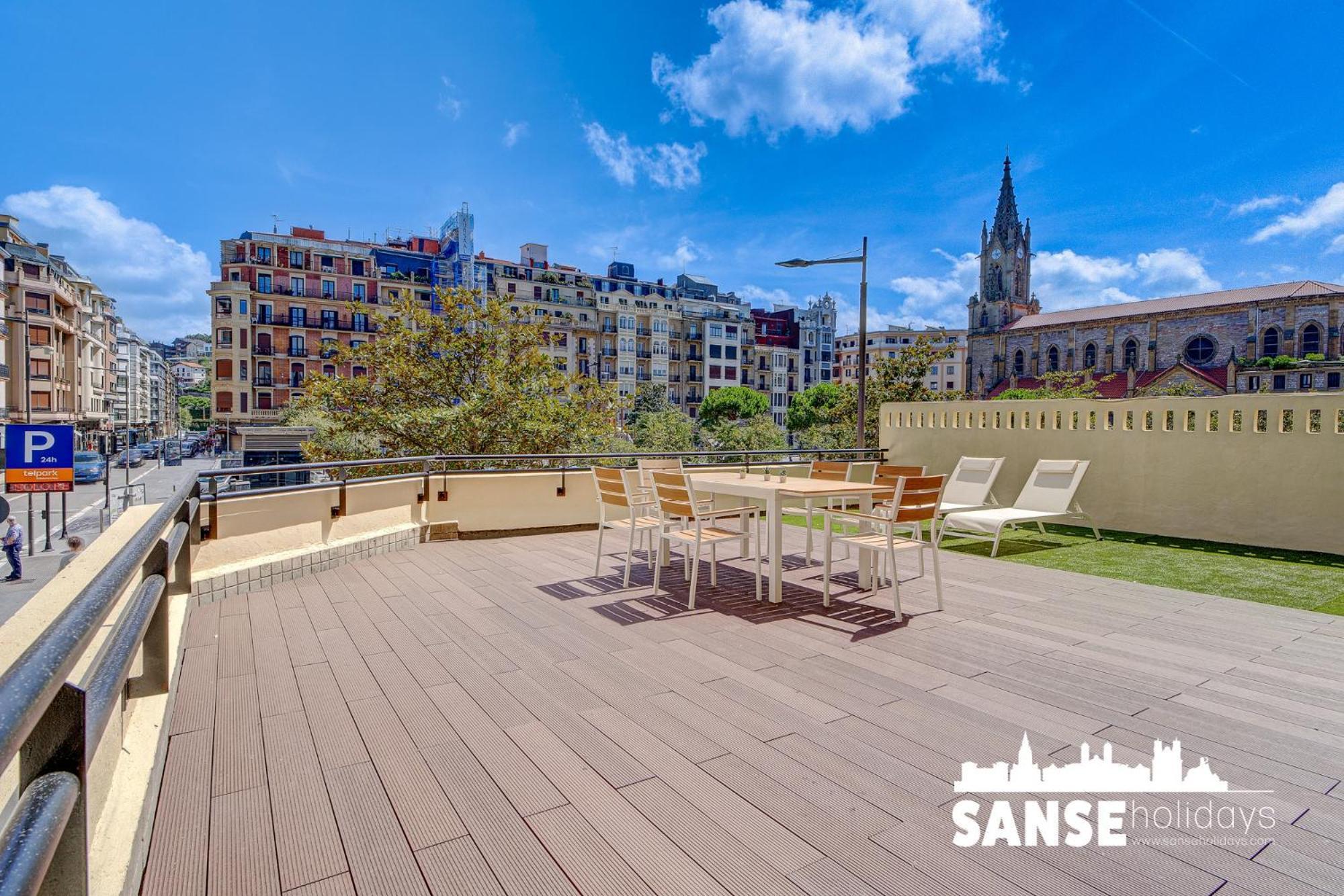 Apartamentos Gran Via By Sanse Holidays San Sebastian Buitenkant foto